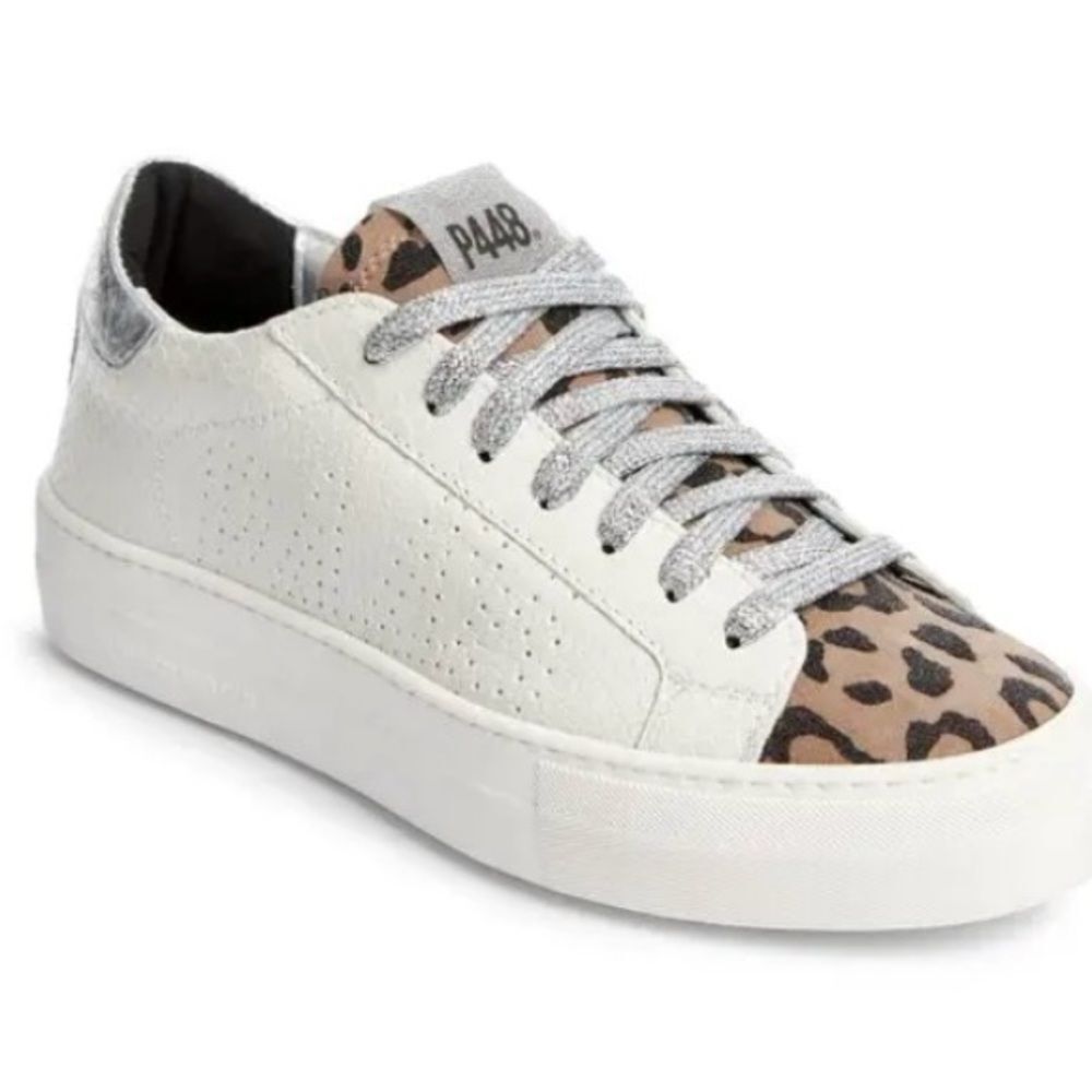 P448 Thea Platform Sneaker in Python Roccia